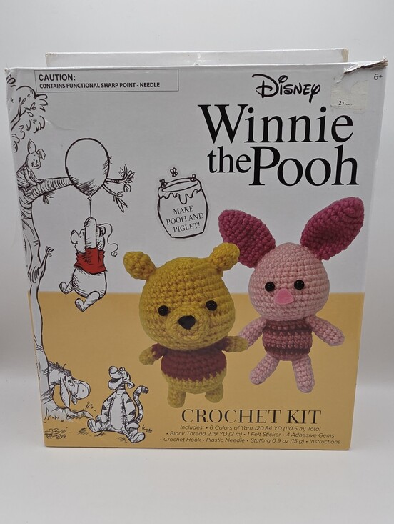 Other - Incomplete- Disney Winnie the Pooh Piglet Crochet Kit